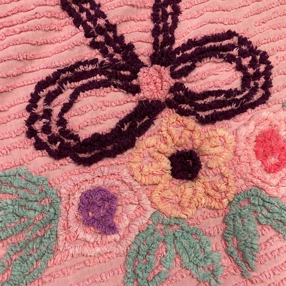 VTG 40s/50s Chenille Bedspread